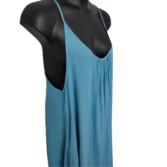 ELAN Slip Dress Cover-up Blue XL New - Picture 4 of 7